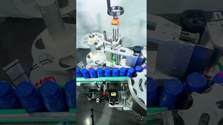 자동 라벨링 기계#fillingbottlingline #bottlingline #factoryautomation #labelingmachine