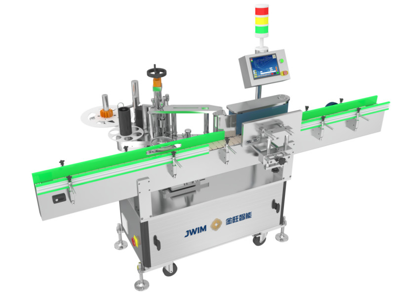 자동 쌍면 평면 병 TN-150K 접착 스티커 라벨링 기계 220V 2.2KW