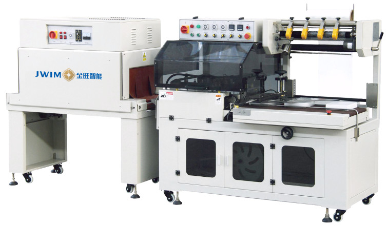 완전 자동 L형 열 축소 포장 기계 BTA-450/450A+BM-500 안전