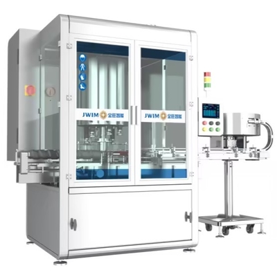 8 헤드 자동 캡 머신 FX-8AS 4.0KW 100ml-1L 고속 픽 앤 위치