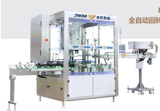 6 8 헤드 자동 캡핑 기계 4.0KW 100ml-1L 고속 픽 앤 플레이스