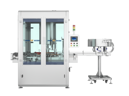 PLC 회전식 자동차 스크루 뚜껑봉함기 6 머리 50ML-1000ML 6500 BPH